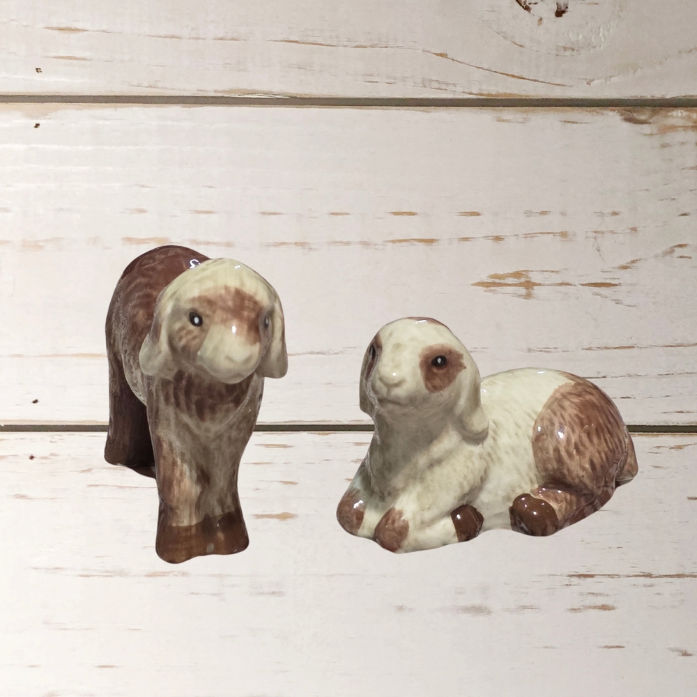 Ceramic Lamb Figurines